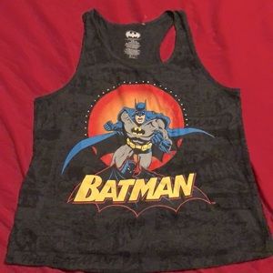 Tank top used once batman design .